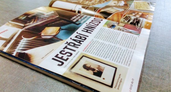 Jaroslav Foglar a Jan T��ska v Reflexu �. 40