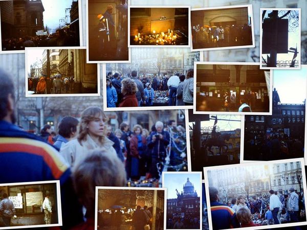 Listopad 1989 (foto: Petr Molka)