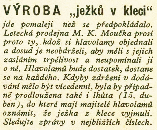 V�roba je�k� v kleci