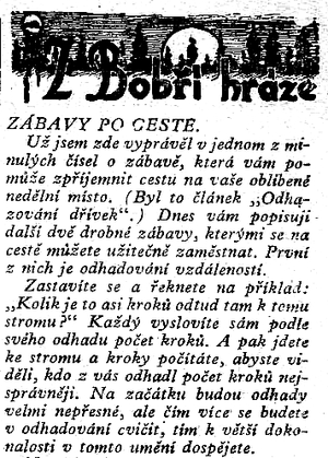 Mlad� hlasatel 6 / 35 - Z Bob�� hr�ze