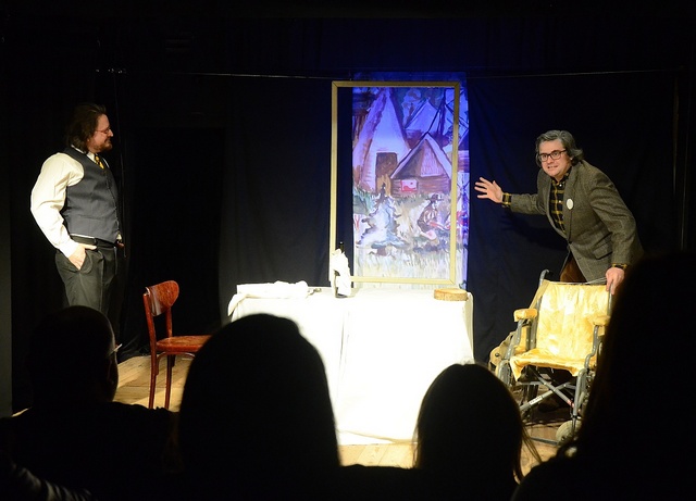 Divadlo Orfeus  (Jaroslav Foglar a Hostitel ped obrazem Slu