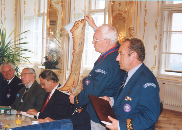 Setkn Jaroslava Foglara s Vclavem Havlem 25. 5. 1994