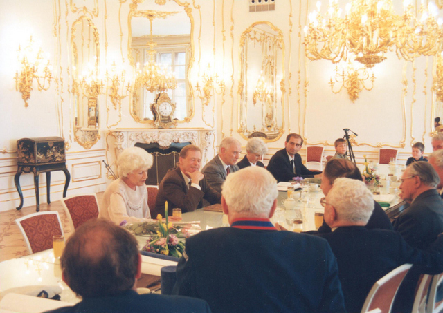 Setkn Jaroslava Foglara s Vclavem Havlem 25. 5. 1994