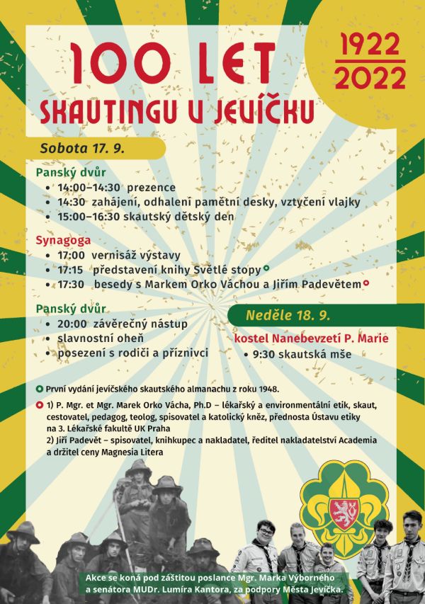 100 let skautingu v Jev��ku