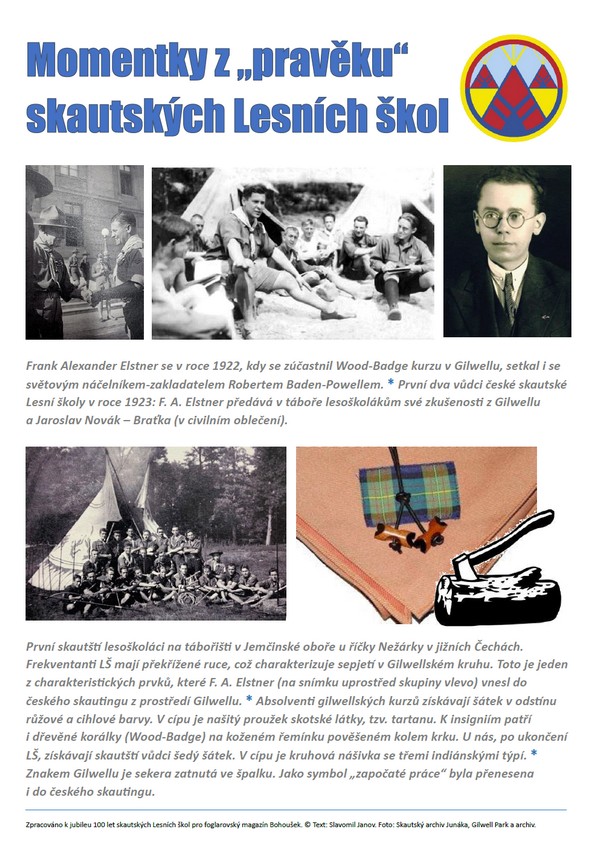 Momentky z historie Lesnch kol